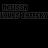 Animated sequence of pixelated text and symbols on black background with repeated 'MELISSA LOVES JEFFERY' labels, featuring color-coded hearts and X marks in various configurations.