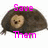 Pixelated image of a hedgehog with brown spines and light face, overlaid with bright pink text reading 'Save Them' in blocky font.
