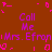 Pixelated text on a brown background with pink decorative elements, repeating 'Call Me Mrs. Efron' in purple and pink lettering.