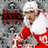 A pixelated image shows a hockey player in a red and white uniform with the number 40, set against a red background with white text reading "Winning games one break away at a time."