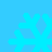 Light blue background with four cyan snowflake shapes arranged in a pattern, each with six symmetrical arms