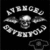 Black-and-white graphic with skull flanked by wings, encircled text reading 'ATTACKER' above and 'DEFENDERS' below on dark background.