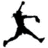 Four- shows baseball-themed icons: a black silhouette of a batter, yellow softball with red stitching and text, brown leather glove, and red "DePere Fire #20" text