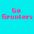 Four identical pixelated text displays of 'Go Grunters' on cyan background with pink and white elements.