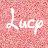 Pixelated static icon with pink and brown pixelated background featuring faint white text-like shapes.
