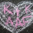 Pixelated heart-shaped icon with pink text on gray background, surrounded by bright pink border with black text reading "That Is A Promise" and "No One Will Ever Change That".