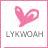 Pixelated pink heart symbol above stylized text on light background with pink border.