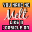 Animated contact sheet of 20 frames showing a text-based animation with changing letter colors on gradient backgrounds, featuring phrases "YOU MAKE ME MELT LIKE A POPSICLE ON" and "THE 4TH OF July" in stylized fonts.
