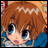 Anime-style character with brown hair and blue eyes in a blue outfit, next to text reading 'Anime IM' and 'com' on a black background.