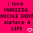 A static pixel art image with a bright pink background displaying black text and white heart symbols arranged in two identical