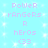 Light blue background with white sparkles; repeated text in light purple reads Power rangers R heros <33 across two identical vertical sections.