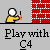 Animated contact sheet showing 20 frames of a buddy icon with stick figures and red brick patterns, some frames featuring yellow blocks or black-and-white checkered characters.