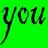 Green and black background split with 'you are UGLY' text above a pixelated dog image.