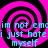 Four identical of pink and black spiral patterns with cyan text reading "im not emcim not em i just hatei just hate myself" on a black background