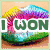 A colorful pixelated image of lips with text overlays reading "I WON" and "IN TALKING", alongside a separate section showing red lips with blue text saying "A GOLD MEDAL".