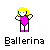 Pixelated character with yellow hair and pink outfit in four distinct poses against gray background.
