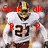 Pixelated image of a person in a white sports jersey with number 21, wearing a helmet, with red text overlays reading "Sean Talar" and "RIP".