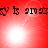 Red background with repeated pixelated text 'angry' and a white circular light effect that shifts position across frames.