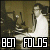 Static pixelated icon featuring a person in white clothing against a muted brown background with bold black-and-white text at the bottom.