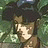 Pixelated anime-style character with dark hair and green foliage background, alongside black with white text reading 'Anime IM' and 'com'