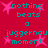 Red background with cyan text reading "nothing beats a juggernou moment" and pink star shapes, animated to alternate between two identical layouts.