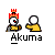 Pixel art character with red crown-like headpiece, white eyes, brown body, yellow arm; show hand-to-hand combat animations with pink and yellow energy effects