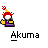 Animated contact sheet of a pixel art character performing actions with projectiles, displayed on gray background.