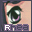 Pixelated close-up of an eye with purple and white highlights, overlaid by a text banner reading 'Rhea' in stylized font.