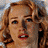 A 4-frame contact sheet of a pixelated movie poster featuring a woman with curly blonde hair in three frames and large metallic text reading "KING KONG" in the fourth frame, all rendered at low resolution.