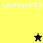 Four display 'LachlanP53' text with a black star on yellow and black backgrounds, and a yellow star on black background