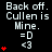 Static digital image with repeated text and symbols on black background, showing three of identical text and heart symbols in varying quantities