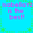 A static digital image with bright cyan background, green dotted border, and repeated pink text reading "IsabellaY2 is the best!" in four quadrants.