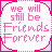 Pixelated pink text on white background with decorative border, static single-frame image.