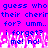 Pixelated text on a bright pink background with blue lettering and white pixel noise at the bottom.