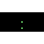 Green digital clock display showing 12:00 with two green dots as the colon on a black background.
