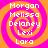 Four identical pixelated display a spiral pattern with names listed vertically over it