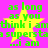 Yellow star with green text on pink background, repeated in four identical