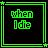 green text on black backgrounds with white underline changes across frames
