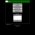 Static pixel art of a dark rectangular frame with green top bar and two gray-and-white segmented sections below, set against black background.