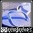 Animated flip-flop icon with blue and white colors, showing a sequence of motion frames where the left foot's shadow shifts position across four