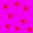 Red star shapes scattered across a bright pink background with no visible motion or text.