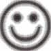 Two side-by-side circular icons with black outlines, one showing a smiling face and the other a frowning face.