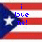 A four- displays a pixelated American flag background with blue text; the top-right shows altered text while others remain static