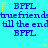 A static digital image with a bright cyan background displaying repeated blue text and yellow star motifs