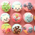 Pixelated image of cupcakes and text 'Lynsey's The Cupcake Club!!' on a blue background.