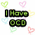 Pixelated image with colorful heart pattern background, text overlays in various colors and fonts, and a partial portrait of a person.