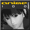 A grayscale anime-style icon with yellow 'anime' text at top, showing a character's face in six with varying horizontal light effects across the eyes