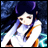 Pixelated anime-style character with dark blue hair and white clothing against a dark blue background, with text reading "Anime IM" and "com" on the right.