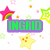 Pixelated graphic with green text 'INGRID' on purple banner, surrounded by colorful stars and small square shapes.