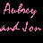 Pink and white text on black background with repeated names, dates, and heart patterns in pixelated style.